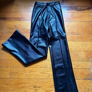 Because of Alice (BOA) Leather Wideleg Trousers